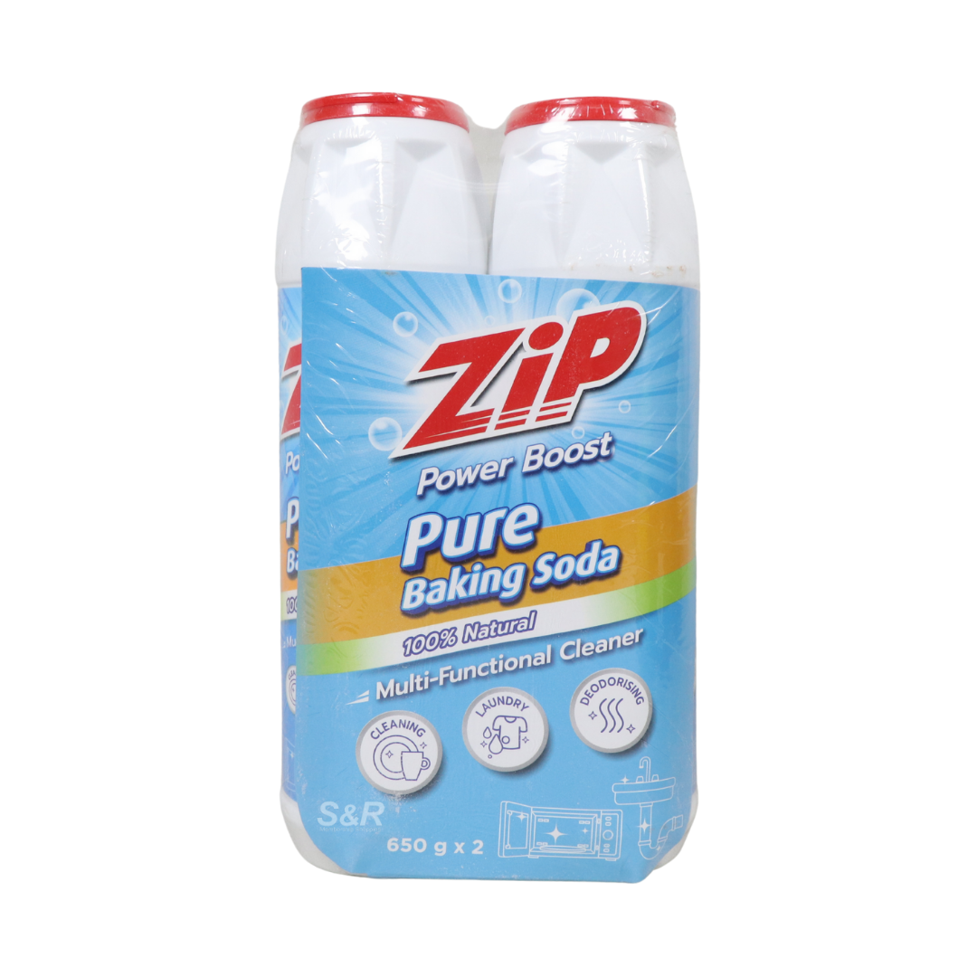Zip Pure Baking Soda Milti-Functional Cleaner 650g x 2 packs